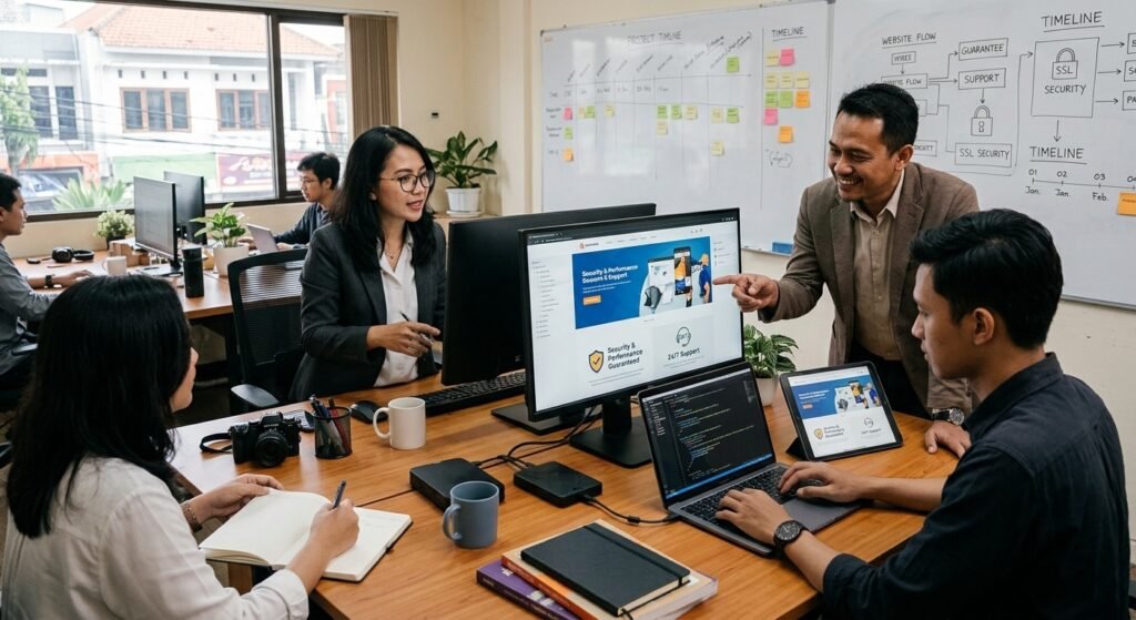 layanan jasa pembuatan website