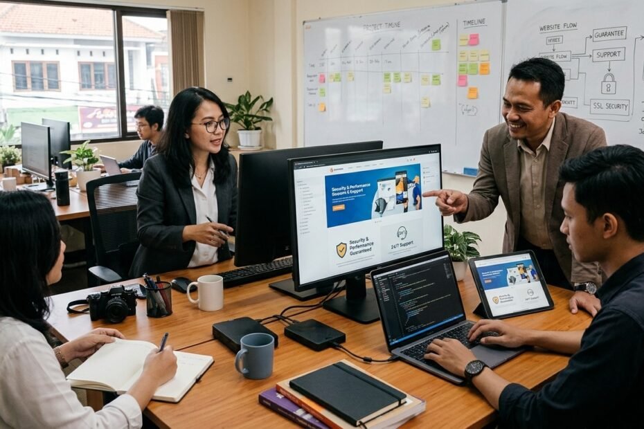 layanan jasa pembuatan website